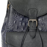 American Darling Backpack Crocodile Embossed Genuine Leather Women Bag