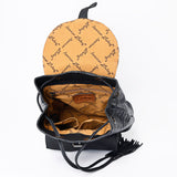 American Darling Backpack Crocodile Embossed Genuine Leather Women Bag