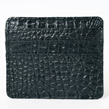 American Darling Card-Holder Crocodile Embossed Genuine Leather Women