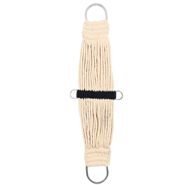 HILASON Horse Western 27 Strand Double Weave Roper Cinch Off White - Uhorse