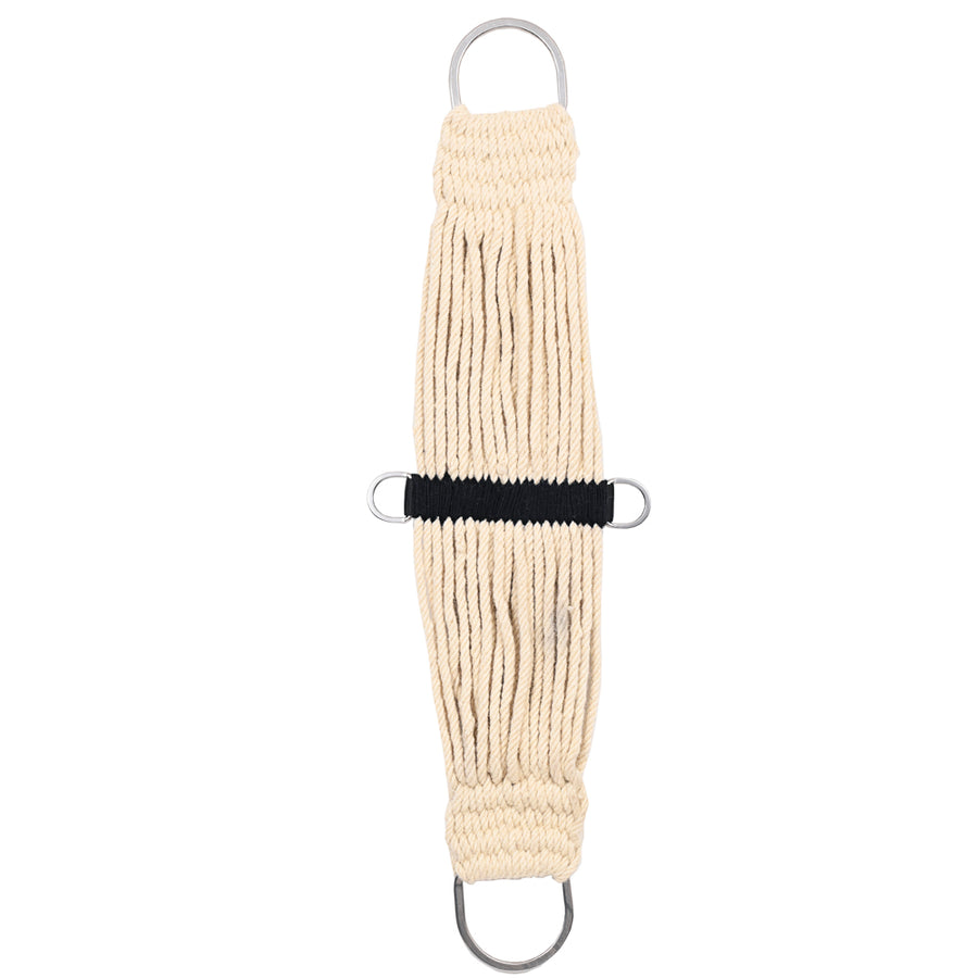 HILASON Horse Western 27 Strand Double Weave Roper Cinch Off White - Uhorse