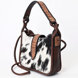 ADBGA370 American Darling Hand Tooled Hair On Genuine Leather Women Bag Western Handbag Purse