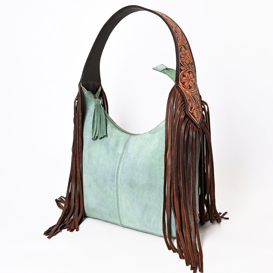 American Darling Hobo Suede Hand tooled Genuine Leather W. Women Bag | by Hilason – Cowboy and equestrian accessories