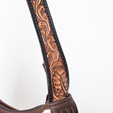 ADBGA376 American Darling Hand Tooled Hair On Genuine Leather Women Bag Western Handbag Purse