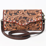 ADBGA381 American Darling Hand Tooled Genuine Leather Women Bag Western Handbag Purse