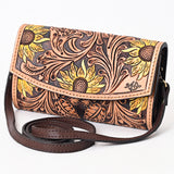 ADBGA382 American Darling Hand Tooled Genuine Leather Women Bag Western Handbag Purse