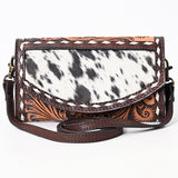 ADBGA384 American Darling Hand Tooled Hair On Genuine Leather Women Bag Western Handbag Purse