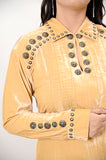 American Darling Velvet Women shirt dress Tunic Ladies girl Top