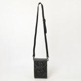 American Darling Cell Phone Holder Hand Tooled Genuine Leather Western Women Bag Handbag Purse | Travel Bags College Casual