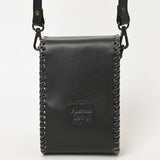 American Darling Cell Phone Holder Hand Tooled Genuine Leather Western Women Bag Handbag Purse | Travel Bags College Casual