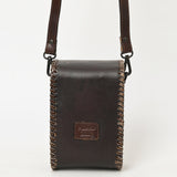 American Darling Cell Phone Holder Hand Tooled Genuine Leather Western Women Bag Handbag Purse | Travel Bags College Casual