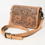 American Darling Cross Body Hand Tooled Genuine Leather Western Women Bag | Antique Tan Handbag Purse Crossbody for Cute