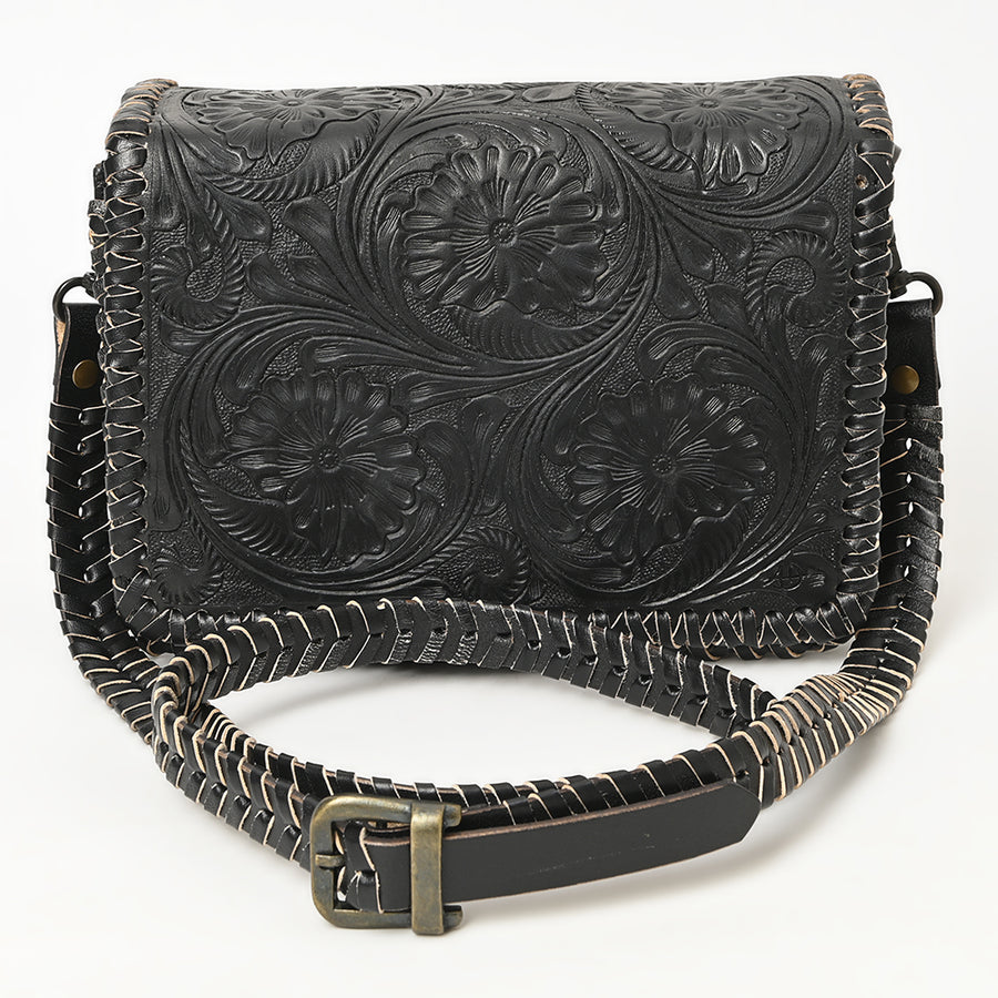American Darling Cross Body Hand Tooled Genuine Leather Western Women Bag | Antique Tan Handbag Purse Crossbody for Cute