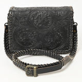 American Darling Cross Body Hand Tooled Genuine Leather Western Women Bag | Antique Tan Handbag Purse Crossbody for Cute