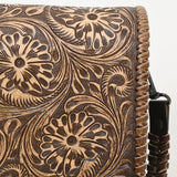 American Darling Cross Body Hand Tooled Genuine Leather Western Women Bag | Antique Tan Handbag Purse Crossbody for Cute