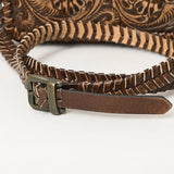 American Darling Cross Body Hand Tooled Genuine Leather Western Women Bag | Antique Tan Handbag Purse Crossbody for Cute