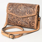 American Darling Wallet Hand Tooled Genuine Leather Western Women Bag | Wristlet Travel