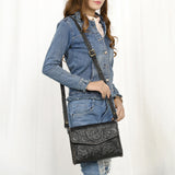 American Darling Wallet Hand Tooled Genuine Leather Western Women Bag | Wristlet Travel