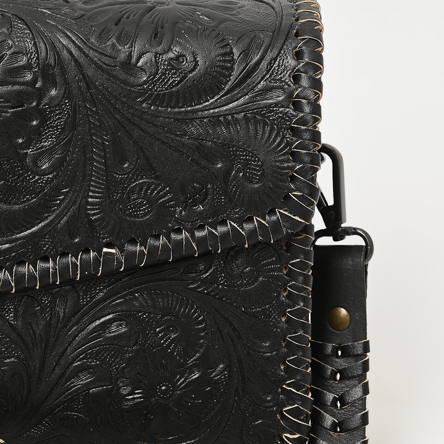 American Darling Wallet Hand Tooled Genuine Leather Western Women Bag | Wristlet Travel