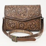 American Darling Wallet Hand Tooled Genuine Leather Western Women Bag | Wristlet Travel