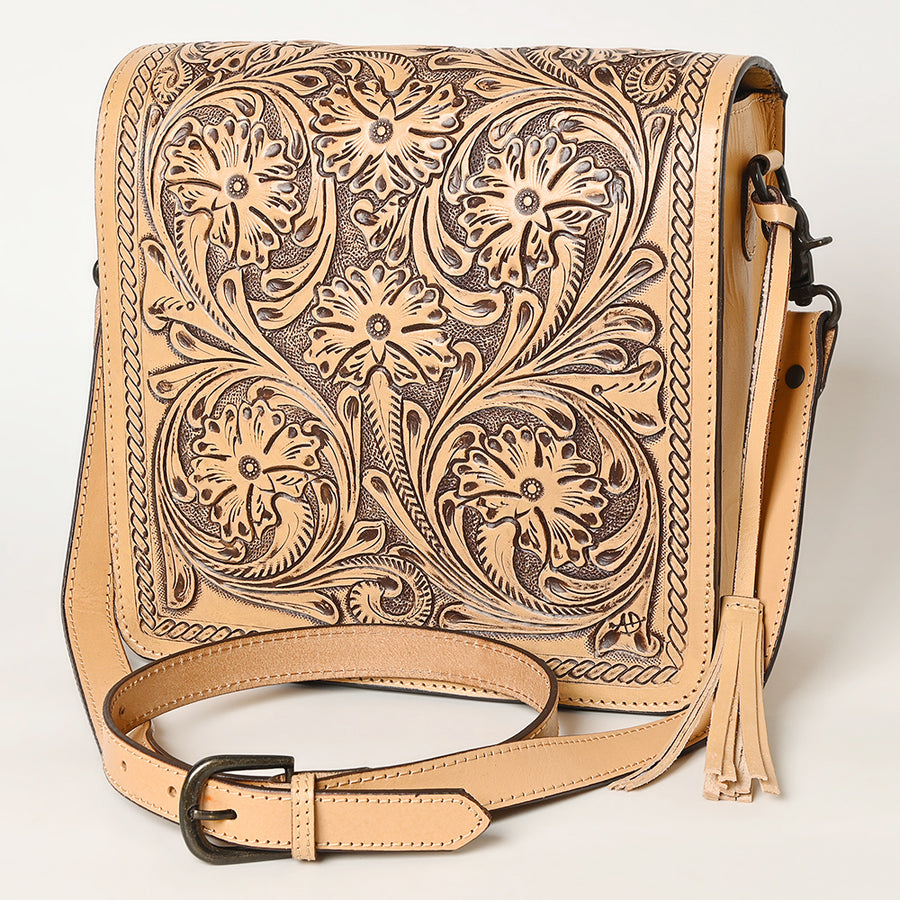 American Darling Clutch Hand Tooled Genuine Leather Western Women Bag Handbag Purse | Purses for Cute - Uhorse