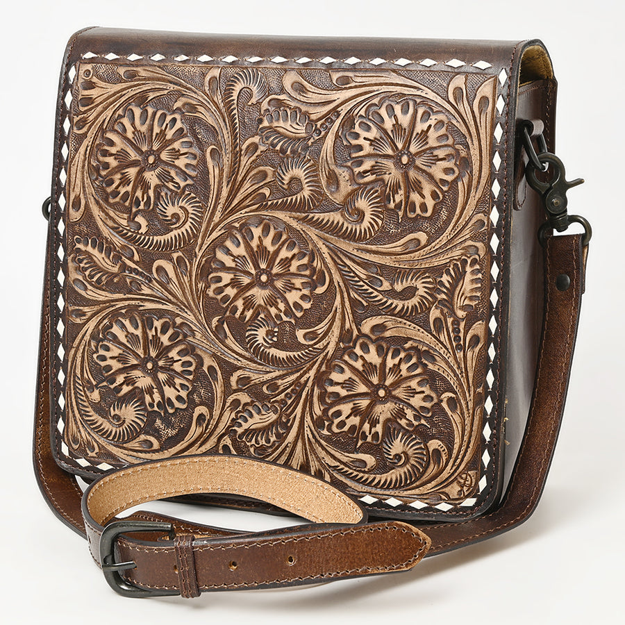 American Darling Clutch Hand Tooled Genuine Leather Western Women Bag Handbag Purse | Purses for Cute - Uhorse