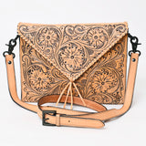 American Darling Hand Tooled Genuine Leather Women Bag Western Handbag Purse