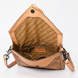 American Darling Envelope Hand Tooled Genuine Leather Western Women Bag Handbag Purse | for Cute