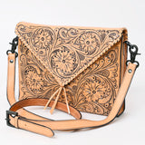 American Darling Hand Tooled Genuine Leather Women Bag Western Handbag Purse