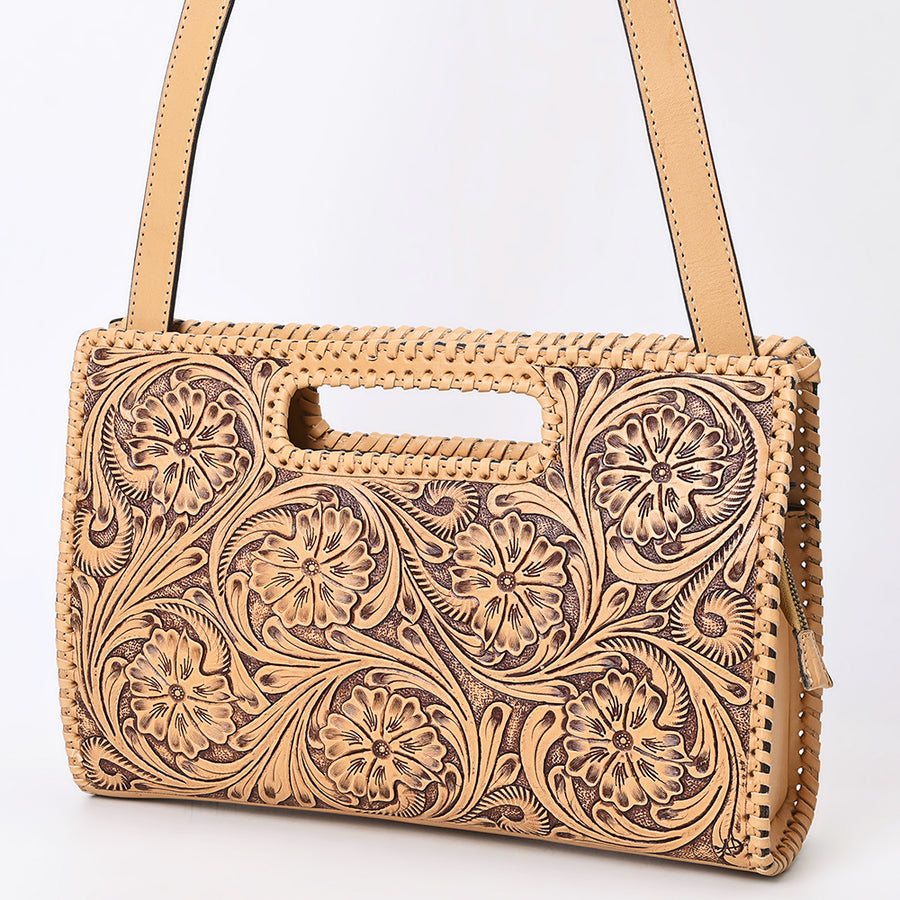 American Darling Clutch Hand Tooled Genuine Leather women bag western handbag purse - Uhorse