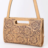 American Darling Clutch Hand Tooled Genuine Leather women bag western handbag purse