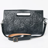 American Darling Clutch Hand Tooled Genuine Leather women bag western handbag purse