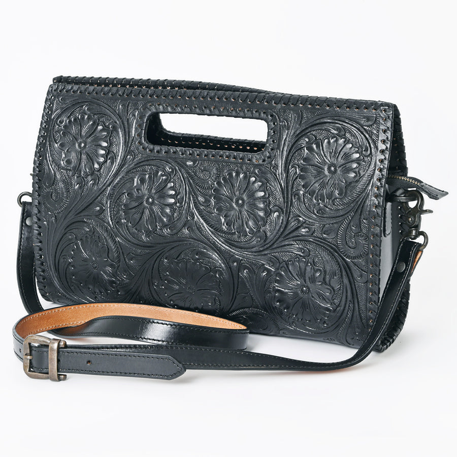 American Darling Clutch Hand Tooled Genuine Leather women bag western handbag purse - Uhorse