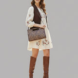 American Darling Clutch Hand Tooled Genuine Leather women bag western handbag purse