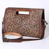 American Darling Clutch Hand Tooled Genuine Leather women bag western handbag purse