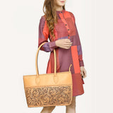 American Darling Tote Hand Tooled Genuine Leather Western Women Bag Handbag Purse | Travel Bags College Casual