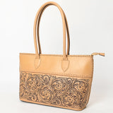 American Darling Tote Hand Tooled Genuine Leather W. Women Bag Handbag by Hilason – Cowboy and equestrian accessories
