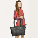 American Darling TOTE Hand Tooled Genuine Leather women bag western handbag purse