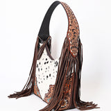 ADBGA390 American Darling Hand Tooled Hair On Genuine Leather Women Bag Western Handbag Purse