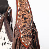 ADBGA390 American Darling Hand Tooled Hair On Genuine Leather Women Bag Western Handbag Purse