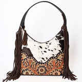 ADBGA391 American Darling Hand Tooled Hair On Genuine Leather Women Bag Western Handbag Purse