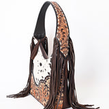 ADBGA391 American Darling Hand Tooled Hair On Genuine Leather Women Bag Western Handbag Purse