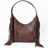 ADBGA391 American Darling Hand Tooled Hair On Genuine Leather Women Bag Western Handbag Purse