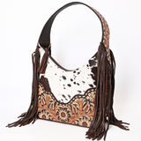 ADBGA391 American Darling Hand Tooled Hair On Genuine Leather Women Bag Western Handbag Purse