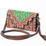 American Darling Hand Tooled Genuine Leather Women Bag Western Handbag Purse