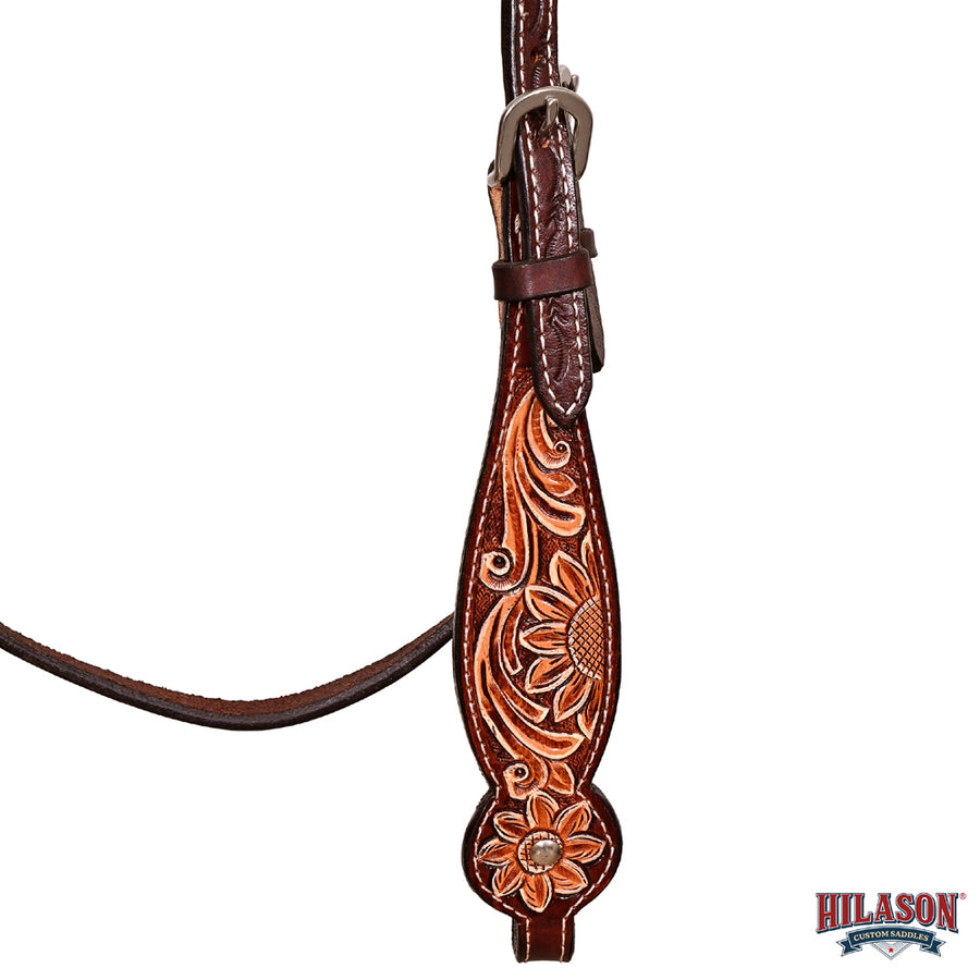 Hilason Western Horse Headstall Breast Collar Tack American Leather