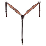 Hilason Western Horse Headstall Breast Collar Tack American Leather