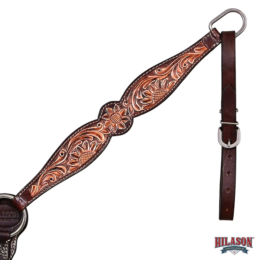 Hilason Western Horse Headstall Breast Collar Tack American Leather