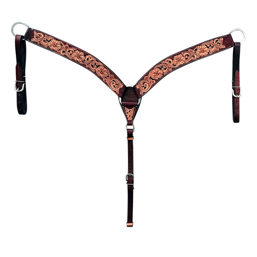 HILASON W. H. Headstall & Breast Collar Tk. Set American Leather by Hilason – Cowboy and equestrian accessories