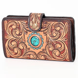 ADBGA397 American Darling Hand Tooled Genuine Leather Women Bag Western Handbag Purse